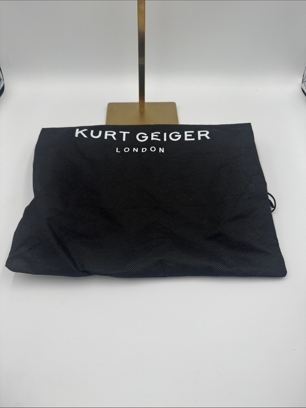 Kurt Geiger Brixton Denim Quilted Two-Way Bag w/ Pewter Tone Hardware & Dust Bag - Picture 13 of 13
